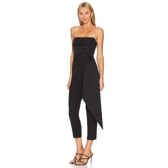 Steve Madden Harlen Jumpsuit in Black Small Womens Dressy Cocktail outfit - Picture 4 of 16